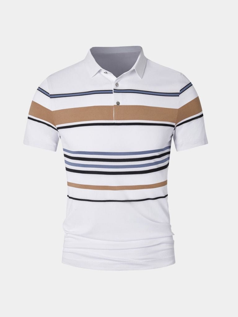 Sunset Stripe Polo – Covent & Co