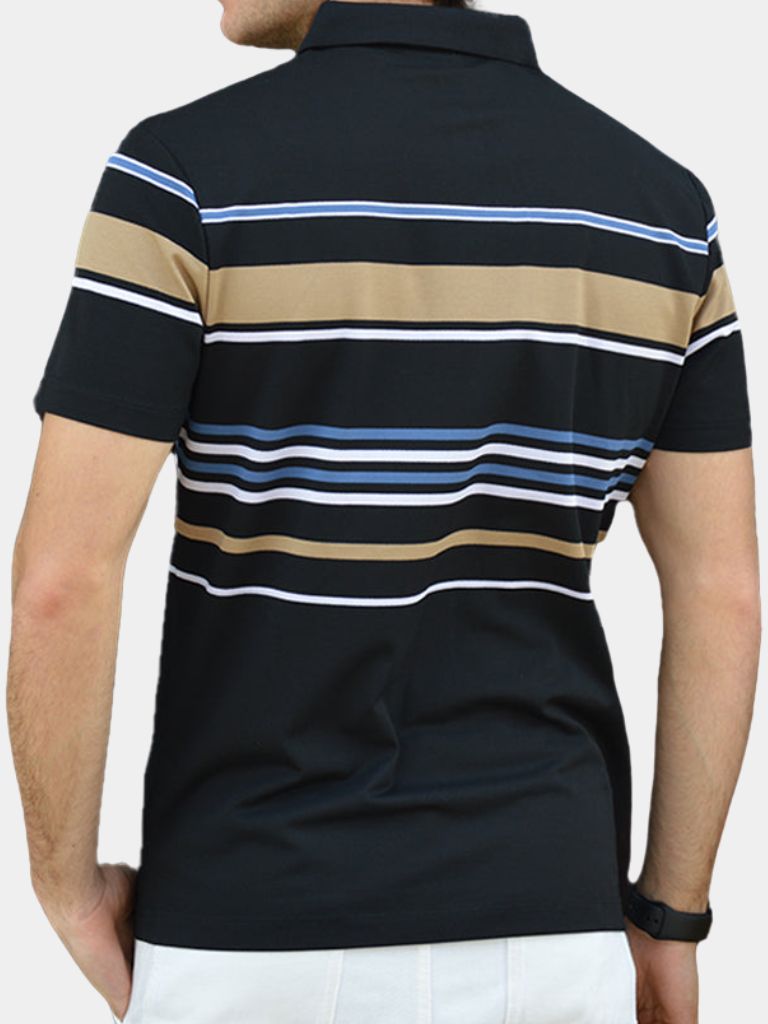 Sunset Stripe Polo – Covent & Co