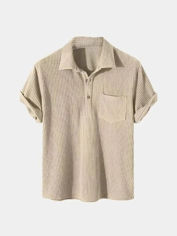 Textured Short Sleeve Shirt - Covent & Co