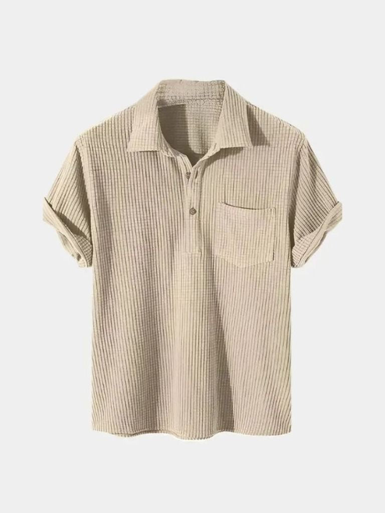 Textured Short Sleeve Shirt - Covent & Co