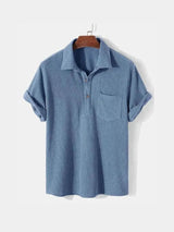 Textured Short Sleeve Shirt - Covent & Co