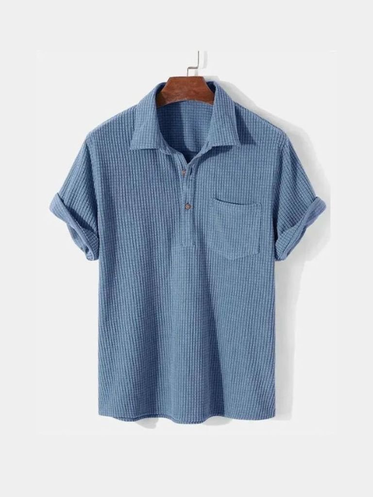 Textured Short Sleeve Shirt - Covent & Co