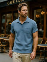 Textured Short Sleeve Shirt - Covent & Co