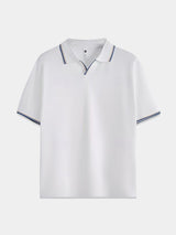 Timeless Black V-Neck Polo - Covent & Co