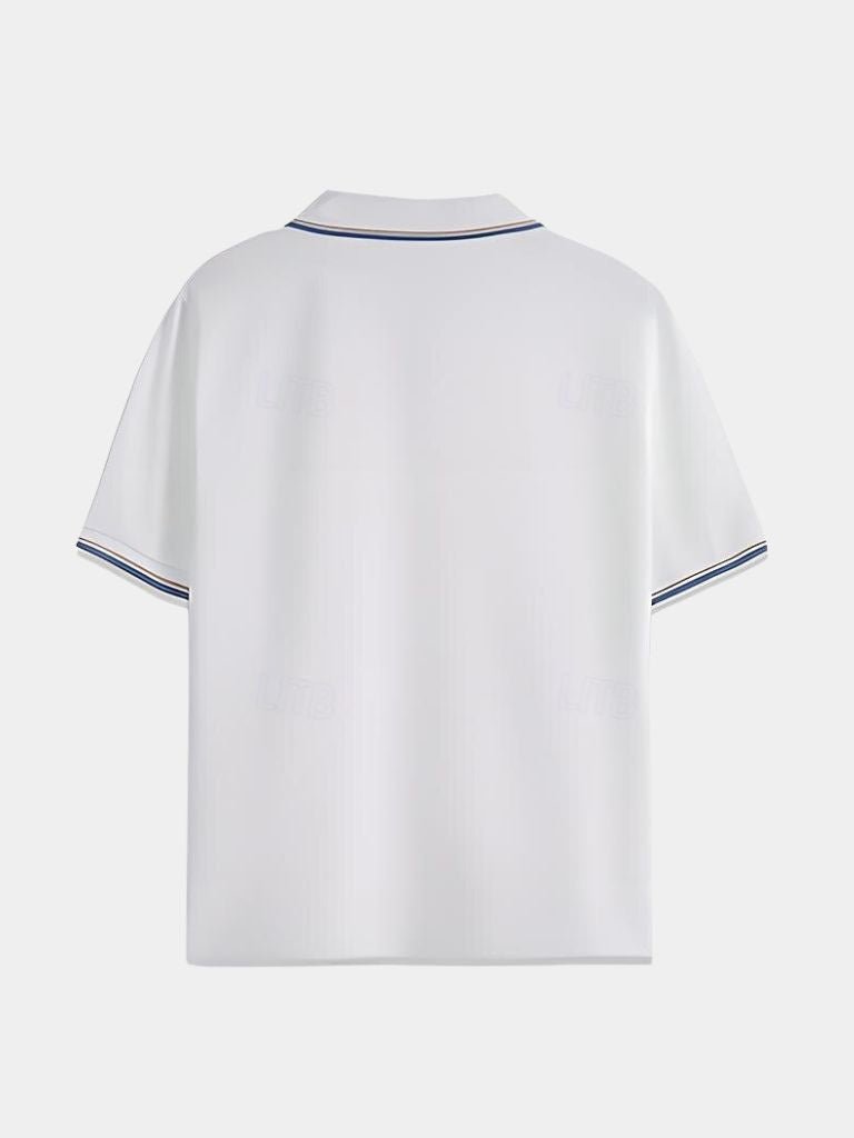 Timeless Black V-Neck Polo - Covent & Co