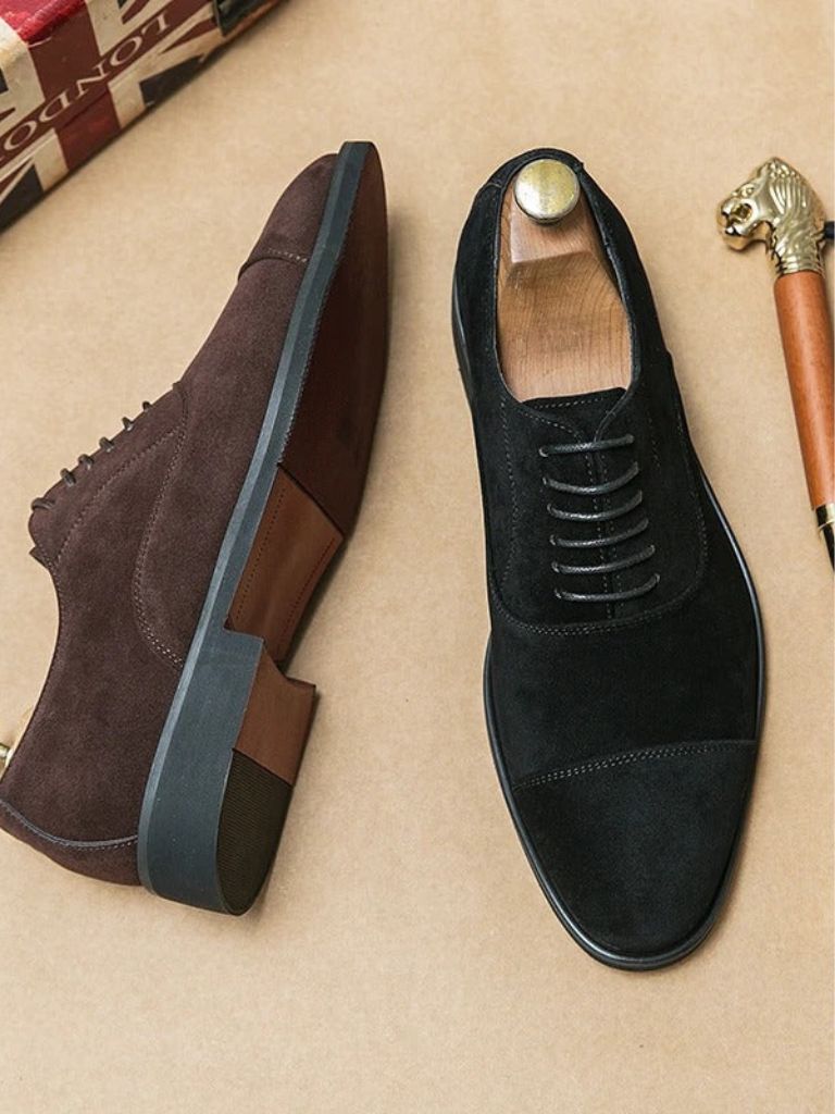 Velvet Monarch Derby Shoes - Covent & Co