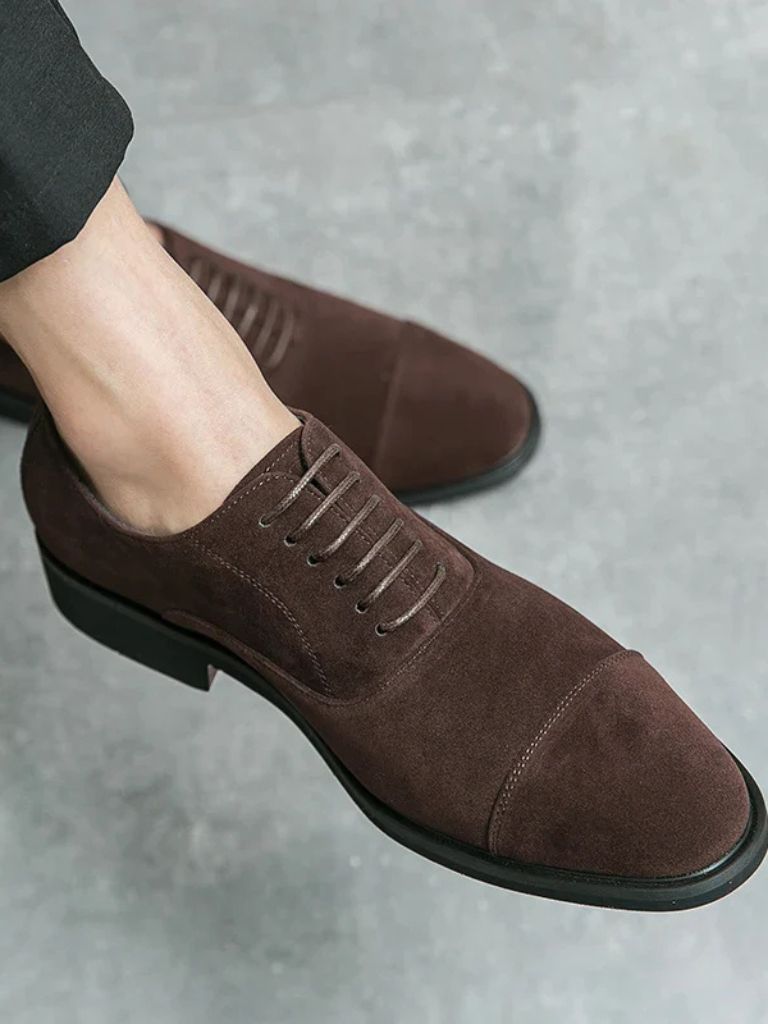Velvet Monarch Derby Shoes - Covent & Co