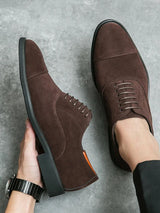 Velvet Monarch Derby Shoes - Covent & Co