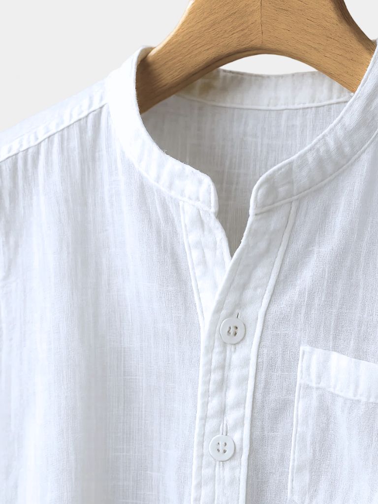 White Wellspring Linen T-Shirt – Covent & Co