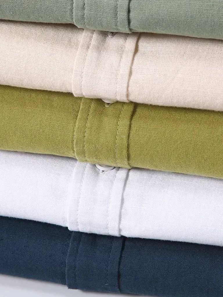 White Wellspring Linen T-Shirt – Covent & Co